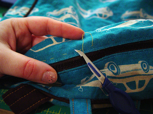 replacing a broken zipper