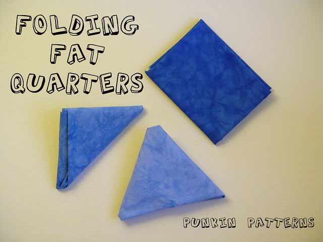 folding fat quarters