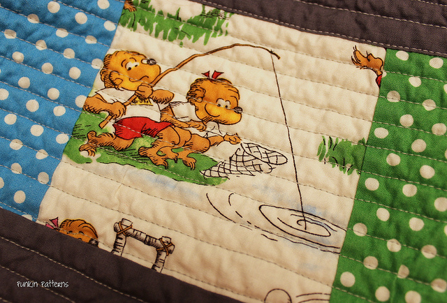 Bears baby quilt