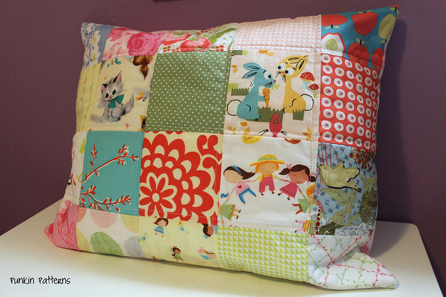 patchwork pillows